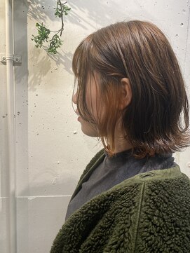 エル(EL by green) 《tomi》インナーオレンジ×アッシュベージュ