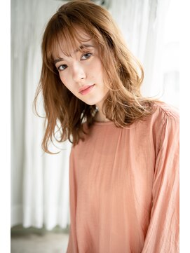 マグノリア オモテサンドウ(MAGNOLiA Omotesando) 甘いニュアンスパーマの愛されミディアム・・・HINATA