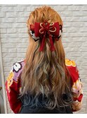 袴×ヘアセット