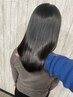 カット＋透明感カラー＋髪質改善ストレート＋2step Tr 24750【メンズ◎】