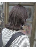ラベンダーグレージュ ミディアムレイヤー