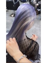 ルーツ(Roots)&nbsp;goro ペールラベンダー×ホワイト　#ハイトーンカラー