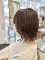 ジェコ(gecko)&nbsp;大人可愛いくびれボブ　外ハネミディ　20代30代