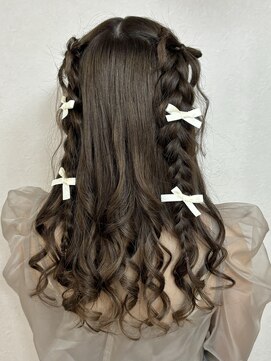 ヘアセット専門店 ナゴミ 池袋店(nagomi) 編みたらしハーフツイン