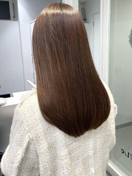 コレクティブワーク 表参道 渋谷(COLLECTIVE WORK) 艶髪 ミディアム 髪質改善  ベージュカラー 酸熱 透明感カラー