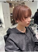 ショートヘア×顔まわりレイヤー