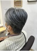 60代70代　ナチュラル　グレイヘア2A【リベーヌプラス　高橋】