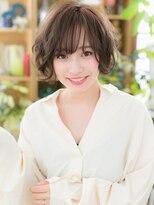 カバーヘア イヴ 戸頭店(COVER HAIR EVE)&nbsp;大人かわいいくせ毛風小顔前下がりウルフボブc5戸頭20代30代40代