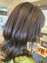 ルシード スタイル レクラ 栄生店(L'UCIDO STYLE L'eclat)&nbsp;白髪ぼかしカラー×ミディアム