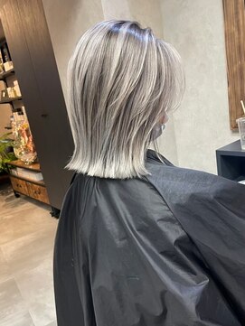 サニー 渋谷(SUNNY) 美髪/ホワイトグレージュ/こなれミディ[渋谷/渋谷駅］