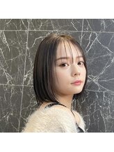 【ボブスタイル】乾かしただけで内に入る、ボブスタイル。お手入れ簡単な、人気スタイルです！