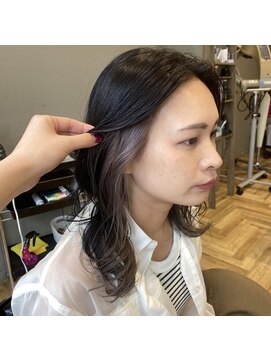 アルマヘアー(Alma hair by murasaki) ◎グレージュのイヤリングカラー◎