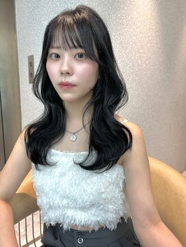 天神美容室 【天神美容室】フレンチカジュアル×レイヤーロング×落ちる黒