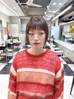 テテ(TETE)&nbsp;ボブ/切りっぱなしボブ/ブラウンカラー