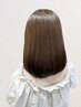 【平日限定】カット+美髪ケアカラー+髪質改善トリートメント[水戸]