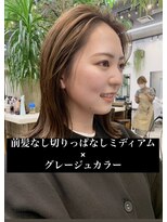 ベル 銀座5丁目店(Belle)&nbsp;ボブルフワンレン切りっぱなしのミディアム銀座
