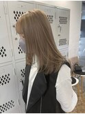イヤリングカラーインナーカラーハイライトフェイスフレーミング