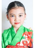 七五三7歳3歳女の子ヘアセット女の子髪型