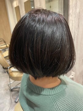 エヌアンドエー せんげん台店(N&A) 綺麗にまとまる艶髪ボブディ 冬の髪質改善トリートメント