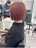 小顔タッセルボブ×似合わせカット[ぱつっとボブ/縮毛矯正/横浜]