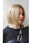 【GEEKS渋谷】金髪ボブ/タッセルボブ/ニュアンスカラー/似合わせ