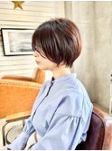 大人可愛いショートボブ