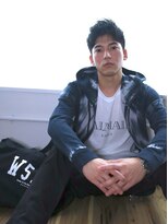 モーラ サロン 高石店(MOLLA)&nbsp;爽やかニュアンスパーマセンターパート清潔感アッシュブラウン