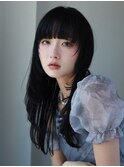 20代30代40代メルティカラーフェミニンロング似合わせカット