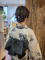 ヘアーメイクサロン ソエル(Sowelu) 浴衣ヘア　ゆるふわシニヨン