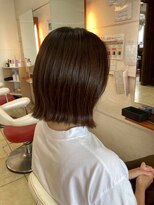美容室 ルーフトップ(Roof top)&nbsp;髪質改善白髪ぼかしハイライトカラー前髪カットベージュカラー
