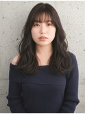 髪質改善ロング×前髪ありナチュラル艶髪