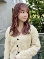 グルス(GruS) #レイヤーカット #インナーカラー #ピンクベージュ