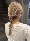 ドレスヘアカチモリ大人気！ヘアアレンジ
