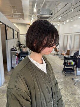 ヘアーワークスヴィクサス 諫早店(HAIR WORKS VIXUS) 【VIXUS 持永早紀子】タッセルボブ