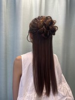 マーズ(Hair&Make Mars+) ストレートハーフお団子