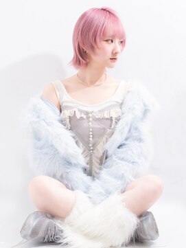 フウ(fuh) 【fuh】ピンク/ピンクカラー/ハイパーケアブリーチ/ダブルカラー