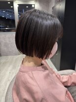 アルカナ(Arcana)&nbsp;ラインで魅せるミニボブ20代30代40代50代/大人の艶ミニボブ