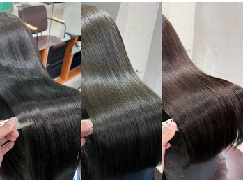 ケイト(kate)の写真/【カット+縮毛矯正+3stepTr￥12800】話題の髪質改善でダメージレス&艶のある髪に☆♪Tr付クーポンでケアも◎