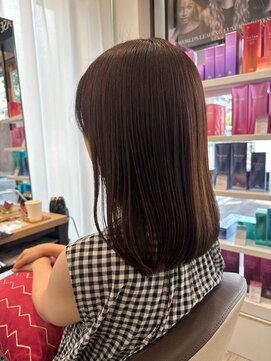 ウイ バイ ファースト 北四番丁店(u'i by first) ミディアムボブ×グレージュカラー