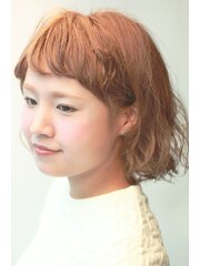 エッジィボブ【Lucia hair stella京都店】