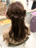 TAKAKOstyle☆CUTEな編み込みハーフアップ