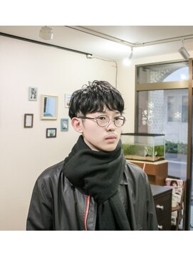 チャビー バイ トコヘアー(Chubby by toko hair) クセ毛風パーマ。2ブロックスタイル