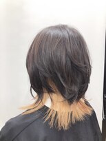 ヘア プロデュース アイモ(Hair Produce Aimo)&nbsp;バイカラーでつくるショートミディウルフ☆
