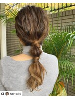 ダブル(W)&nbsp;【hair salon W】カジュアルアレンジ