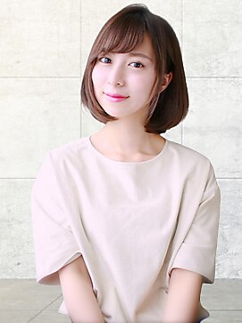 ヘアーアンジェ 南矢野目店(Hair ange) 小顔ショート×ブランジュカラー×ハイライトカラー×イルミナ