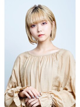 ユニックス Mark Is みなとみらい店(UNIX) 【UNIXみなとみらい】シンプルボブ#ケアブリーチ#オルチャンヘア