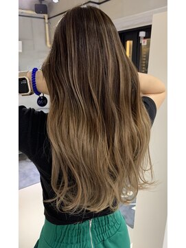 レックス 中野(rex) バレイヤージュ　小顔に魅せるヘアー