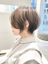 ハルキミナト ジャパン ヨコハマ(HARUKI MINATO japan YOKOHAMA)&nbsp;くびれショート20代30代40代50代オリーブグレージュ