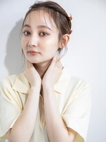 マイ ヘア デザイン 岡崎(MY hair design) 斜めバング/グレージュカラー/シルキーベージュ/岡崎