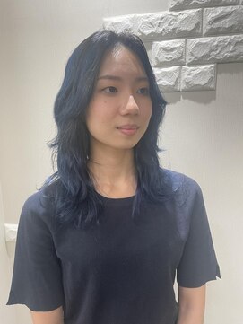 ヘア ル シェーヌ(hair le chene) ネイビーブルー